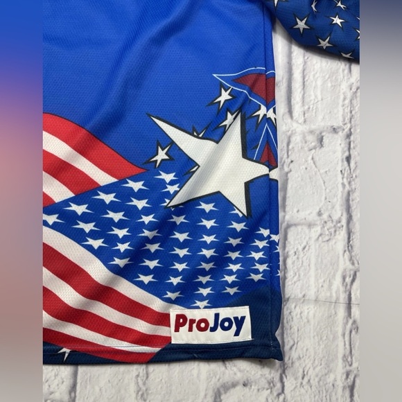 Vintage 90’s USA AOP Proy Joy Hockey Jersey Men’s Sz XL Limited Edition - Picture 10 of 11